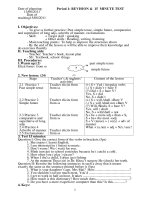 Giáo án Tiếng Anh 8 - Cả năm Full