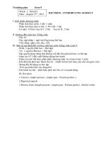 Giáo án Tiếng Anh lớp 9