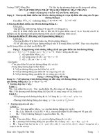 Phương pháp giải các dang toán về hình học phảng