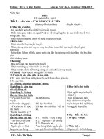 Giáo án ngữ văn 6 chi tiết_Năm học 2014 - 2015_HK1