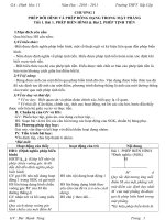 GIÁO ÁN HÌNH HỌC LỚP 11 CHUẨN