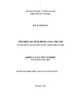 Tìm hiểu di tích Đình Tri Chỉ (Thôn Tri Chỉ, xã Tri Trung, huyện Phú Xuyên, Thành phố Hà Nội)