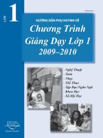 Hướng dẫn phụ huynh lớp 1.