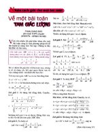 5 cách giải cho một bài toán tam giác lượng