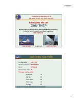 Bài giảng cầu thép ĐH GTVT