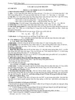 Ôn thi TN 2011-QUY LUẬT DI TRUYỀN