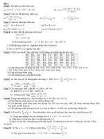 Đề toán HK2 lớp 10