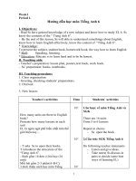 Tiếng Anh 6 trọn bộ năm học 2014 - 2015