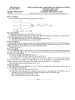 Đề thi chọn HSG Hoá 9 Quảng Bình 2011