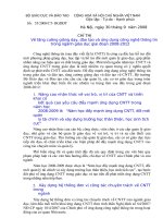 Chỉ thị 55/2008/CT- BGDĐT Về tăng cường giảng dạy, đào tạo và ứng dụng CNTT  trong ngành giáo dục giai đoạn 2008-2012