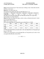 Đề thi Olympic Địa lớp 11 năm 2010-2011