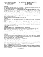 Đề thi Olympic Hóa lớp 11 năm 2010-2011