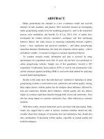 ANTECEDENTS OF CUSTOMER REPURCHASE INTENTION - A STUDY OF ONLINE GROUP-BUYING IN VIETNAM