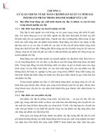 Hoàn thiện kế toán chi phí sản xuất và tính giá thành sản phẩm xây lắp tại Công ty Cổ phần Thương mại và xây lắp Ba Đình
