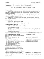 Giáo án số học lớp 6 cả năm