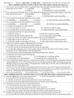 Câu hỏi TN ôn tập HKII VL