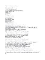 tổng hợp kiến thức trắc nghiệm môn đường lối