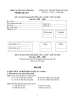 Đe HSG lý 7 cap huyen