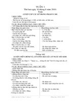 GIAO AN BUOI ! TUAN ! LOP 2