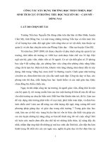 SKKN CÔNG TÁC XÂY DỰNG TRƯỜNG HỌC THÂN THIỆN, HỌC SINH TÍCH CỰC Ở TRƯỜNG TIỂU HỌC NGUYỄN DU – CẨM MỸ - ĐỒNG NAI