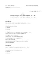 Mau bao cao tong ket Doan