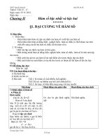 Giáo án Đại số lớp 10 nâng cao