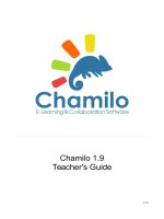 Chamilo Teacher Guide  Hướng dẫn sử dụng Chamilo