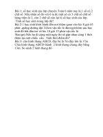 đề thi hai bà trưng