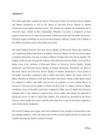 SERVICE QUALITY, PERCEIVED PRICE AND CUSTOMER SATISFACTION IN HIGHER EDUCATION A comparison between Public Universities and Non-public Universities in Vietnam