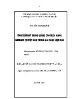 Tính thẩm mỹ trong quảng cáo trên mạng Internet tại Việt Nam trong giai đoạn hiện nay