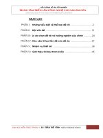 Đề cương tốt nghiệp Trung tâm Triển lãm Công nghệ cao Sài gòn