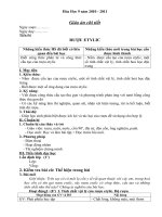 CHUYÊN ĐỀ TIẾT DẠY