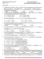 LUYEN THI DAI HOC CHUYEN DE DAO DONG CO