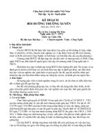 Kế hoạch BDTX Môn Công Nghệ 2010-1011