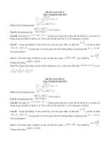 ĐỀ ÔN TẬP LỚP 11 (NGÀY 5/4/2011)