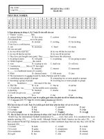 Kiểm tra 1 tiết lần 2-hk2