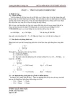 ĐỀ ÁN TỐT NGHIỆP-TÍNH TOÁN KIỂM NGHIỆM TRỤC