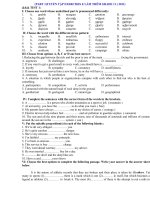 BÁO CÁO THỰC TẬP-TUYỂN TẬP EXERCISES E LÀM THÊM GRADE 11