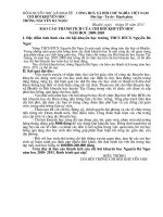 Báo cáo thành tích chi hội khuyến học