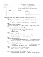 đề kt khoa học lớp 4 cuối hkII