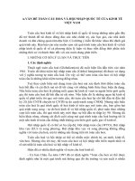 BÀI BÁO CÁO THỰC TẬP-VẤN ĐỀ TOÀN CẦU HOÁ VÀ HỘI NHẬP QUỐC TẾ CỦA KINH TẾ VIỆT NAM