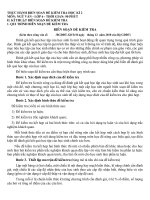 Thực hành ra đề kiểm tra theo ma trận