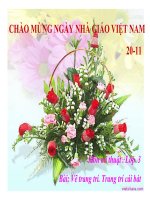 Mỹ thuật 3: Trang trí cái bát