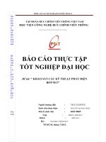 BÀI BÁO CÁO THỰC TẬP-KHẢO SÁT CÁC KỸ THUẬT PHÁT HIỆN BOTNET