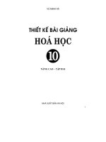 Thiết kế bài giảng Hóa 10NC Tập 2 - VŨ MINH HÀ