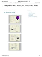 Bài tập thực hành AUTOCAD   INVENTOR   REVIT