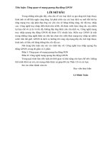 BÁO CÁO THỰC TẬP-Tổng quan về mạng quang thụ động GPON