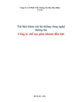 BÁO CÁO THỰC TẬP-Công ty chế tạo giàn khoan dầu khí