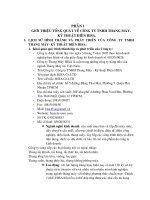 BÀI BÁO CÁO THỰC TẬP-CÔNG TY TRÁCH NHIỆM HỮU HẠN THANG MÁY-KỸ THUẬT ĐIỆN HISA