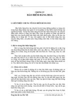 BÀI BÁO CÁO THỰC TẬP- TÌM HIỂU CHUNG VỀ BẢO HIỂM HÀNG HÓA